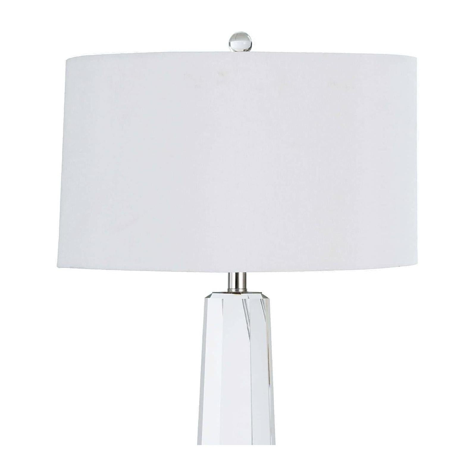 Regina Andrew Tapered Hex Crystal Table Lamp