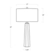 Regina Andrew Tapered Hex Crystal Table Lamp