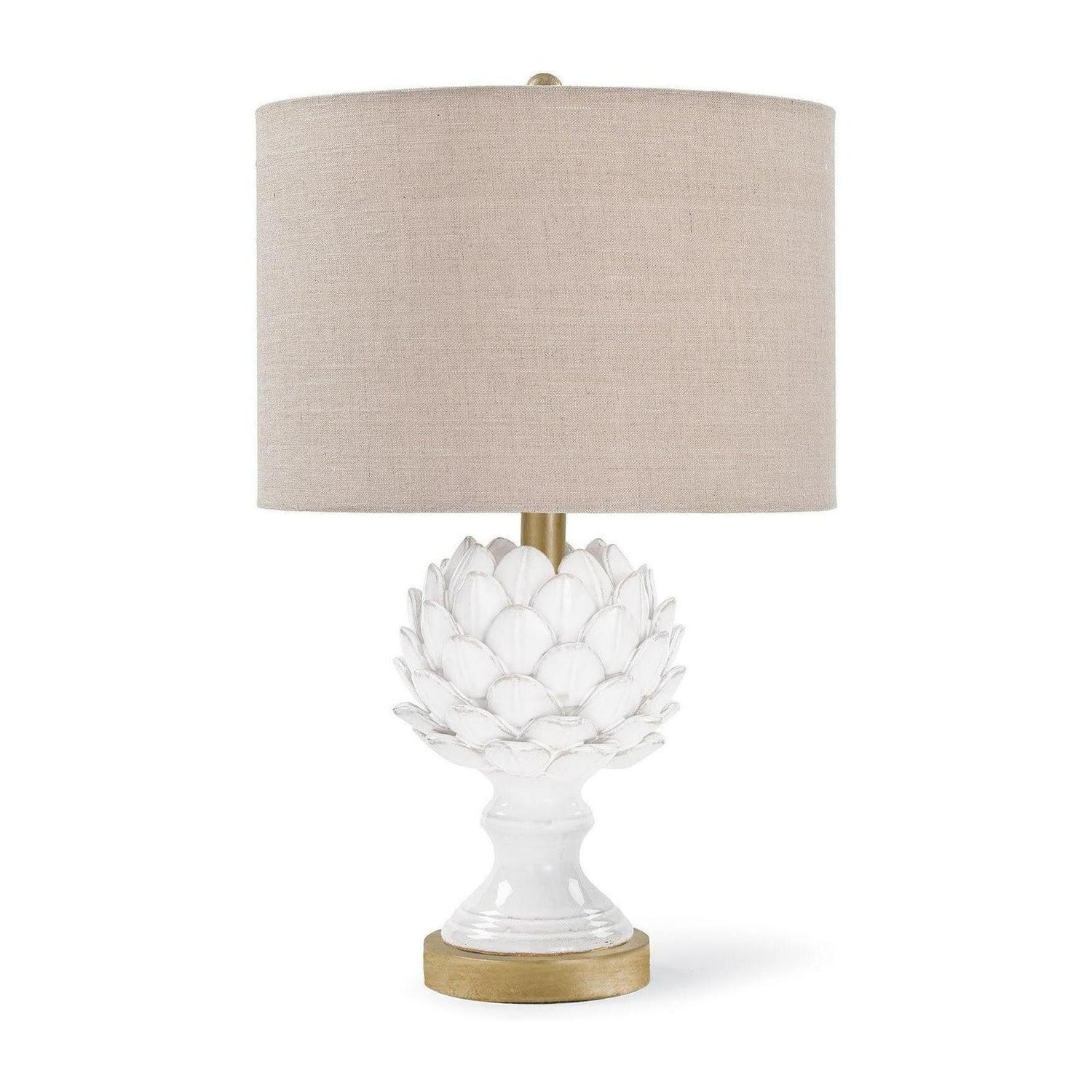 Regina Andrew Leafy Artichoke Ceramic Table Lamp