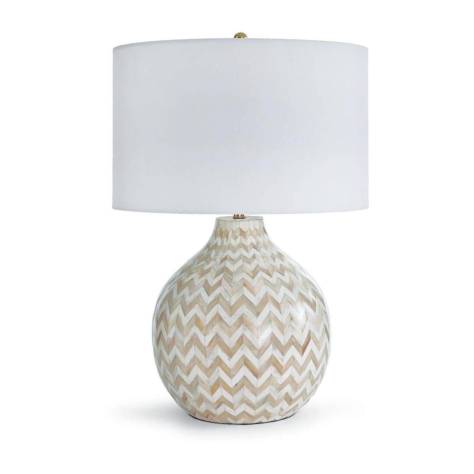 Regina Andrew Chevron Bone Table Lamp