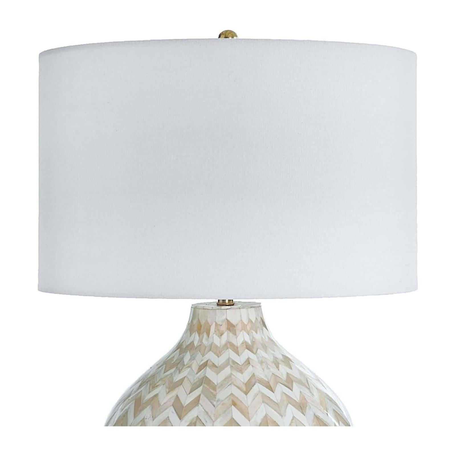 Regina Andrew Chevron Bone Table Lamp