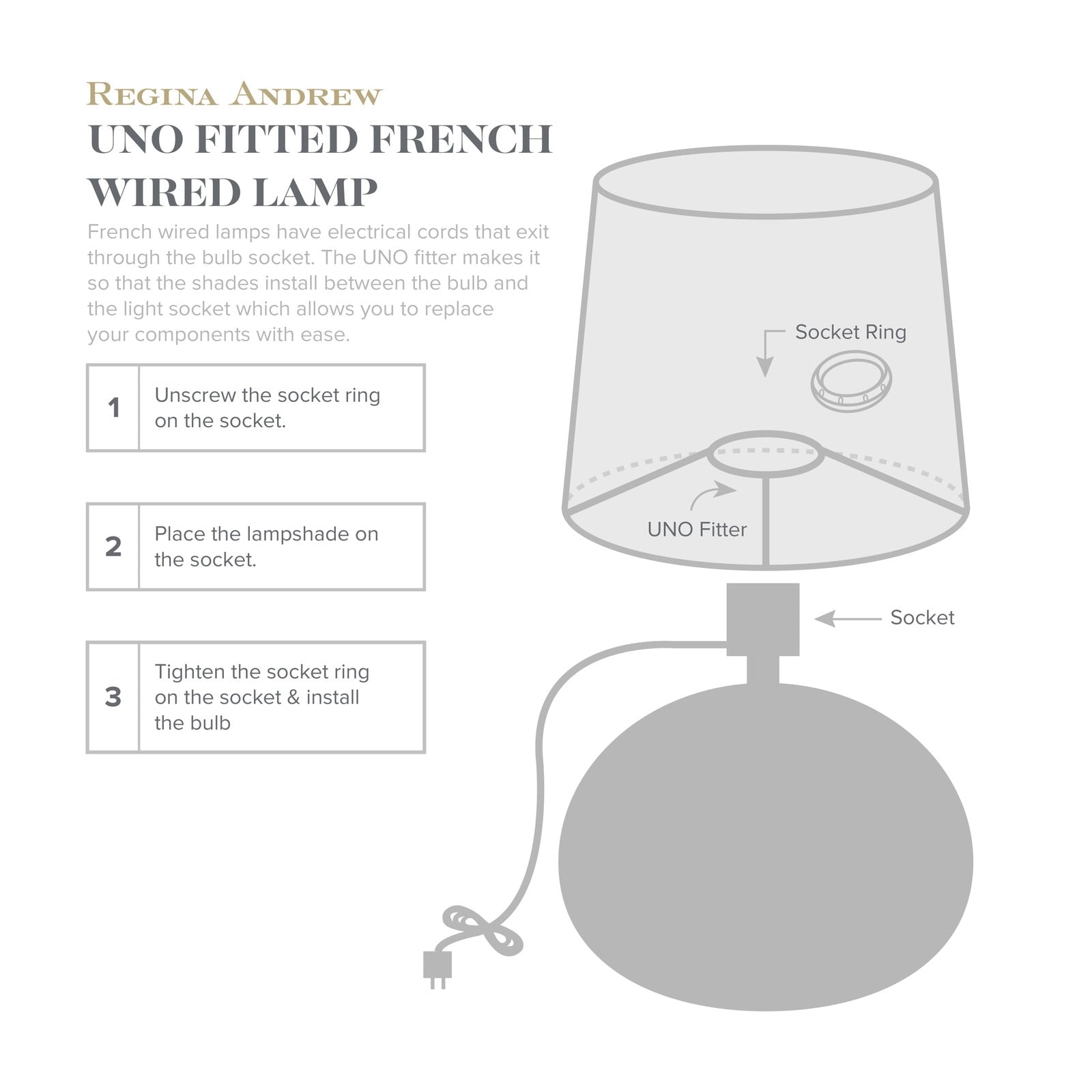Regina Andrew Juliet Crystal Table Lamp