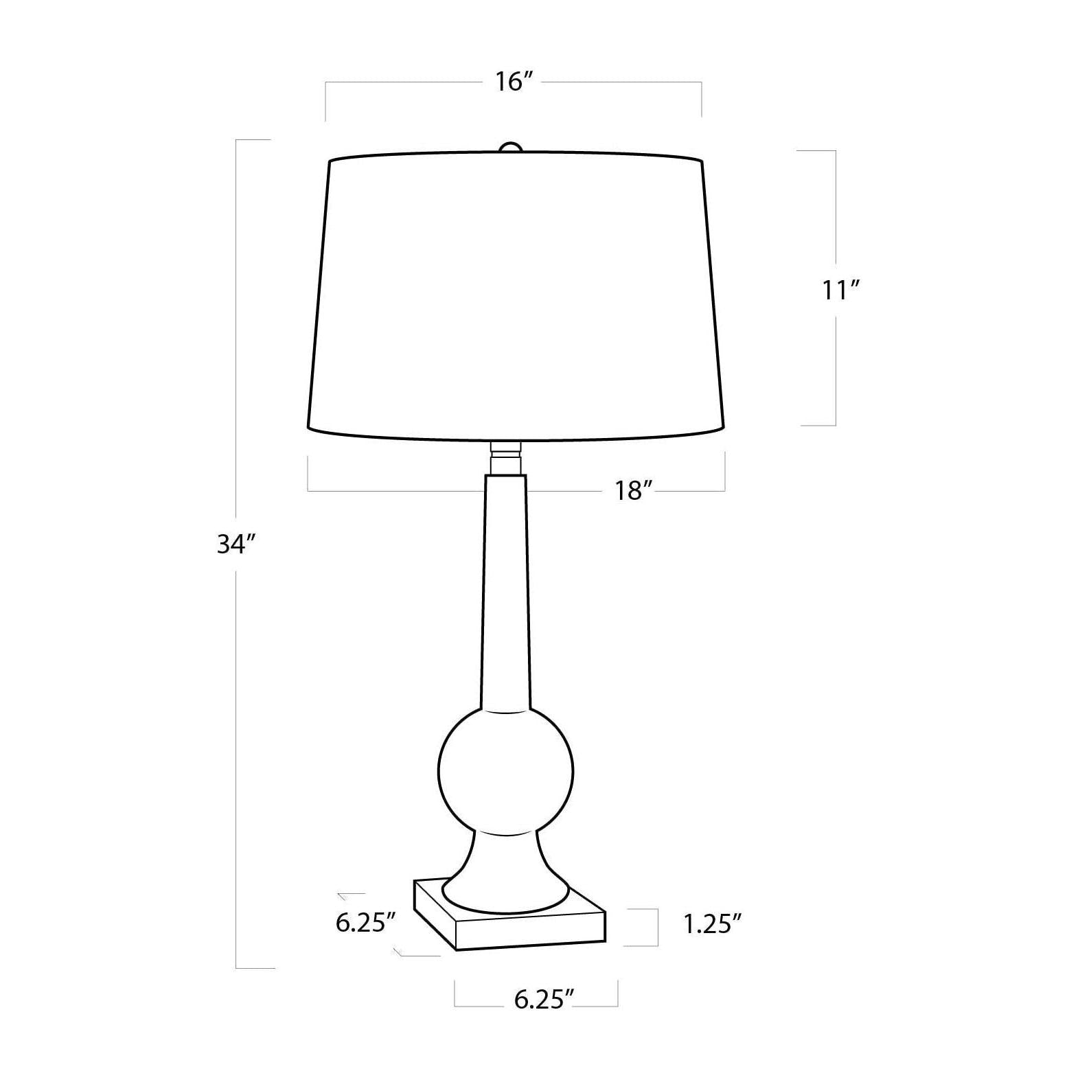 Regina Andrew Stowe Crystal Table Lamp