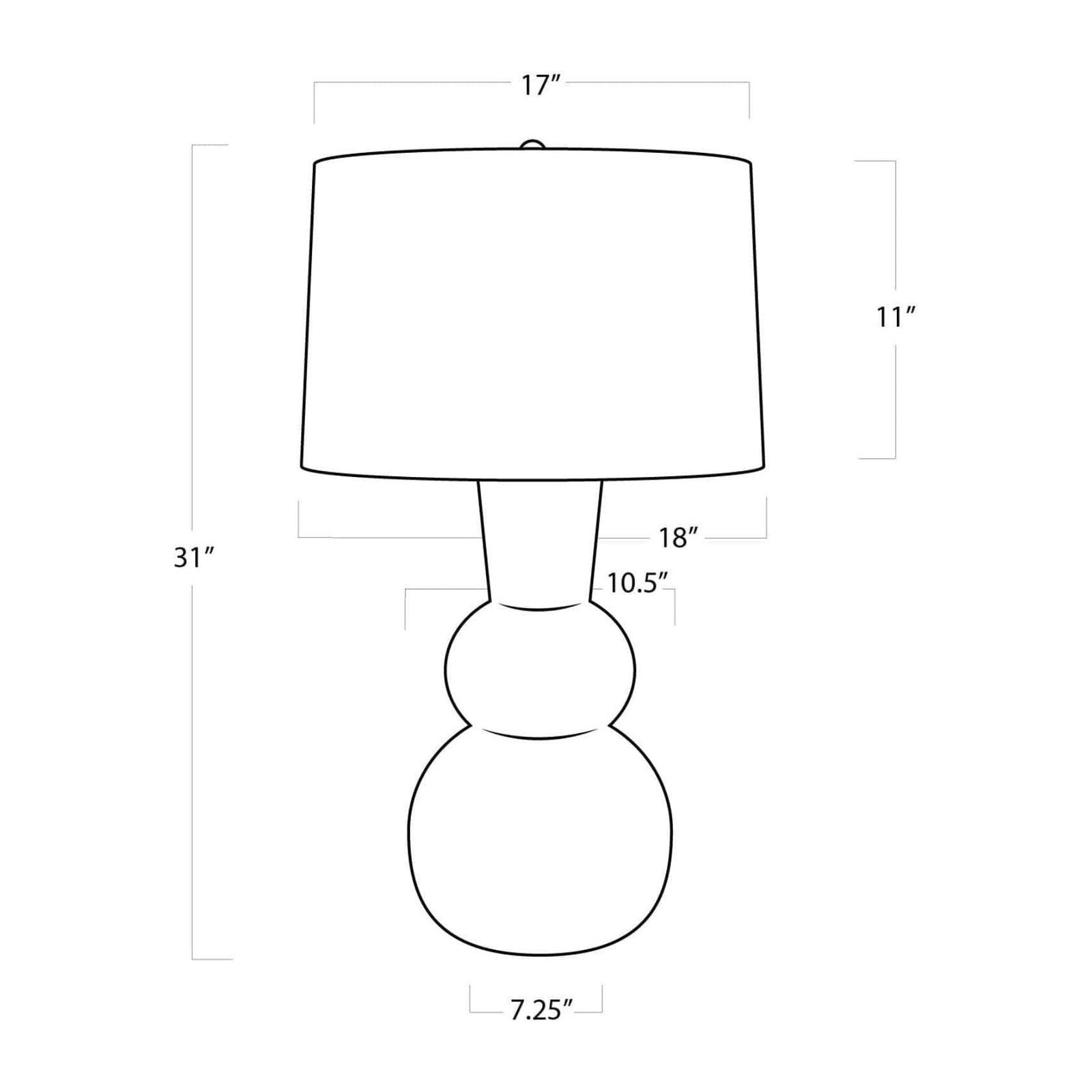 Regina Andrew Hugo Ceramic Table Lamp