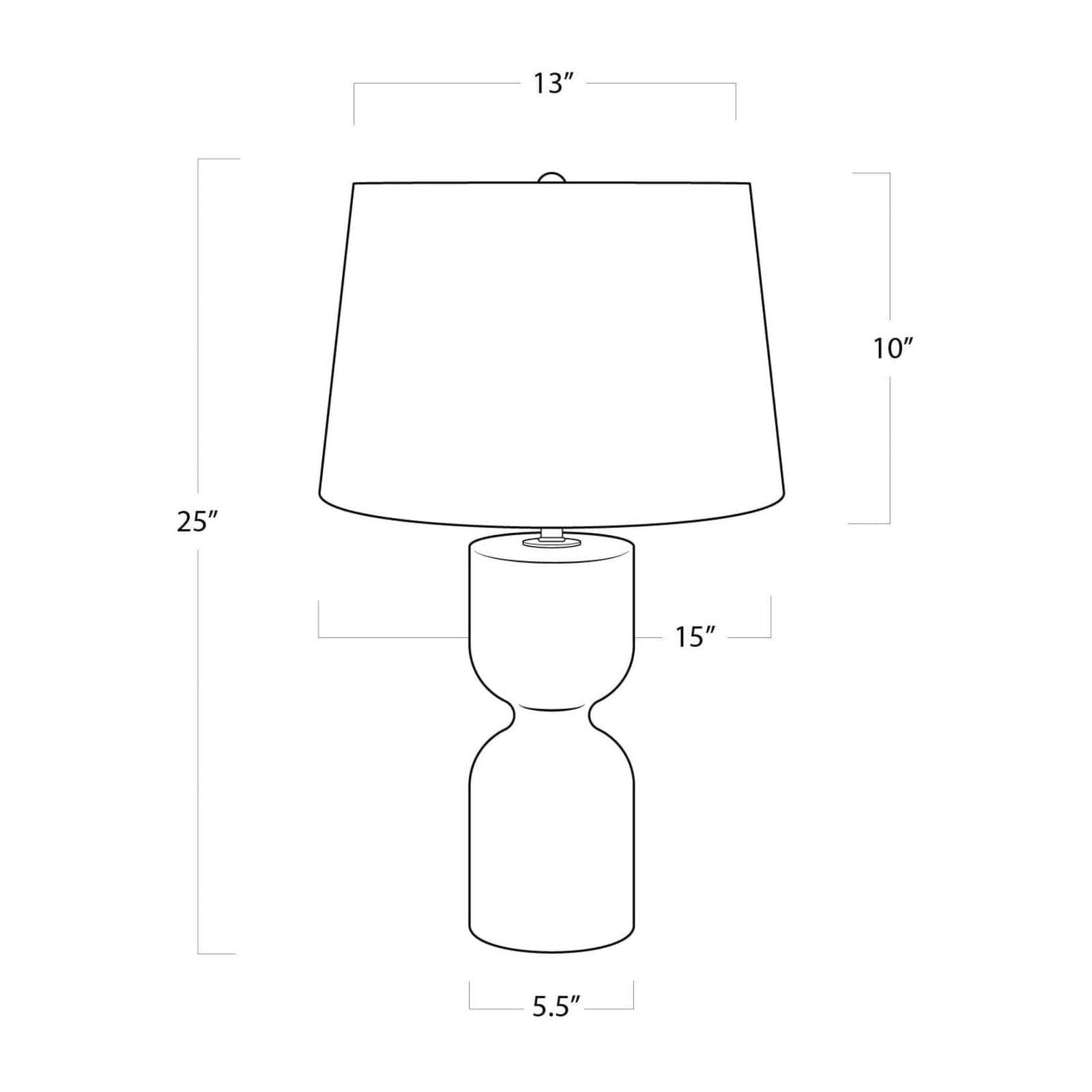 Regina Andrew  Joan Alabaster Large Table Lamp