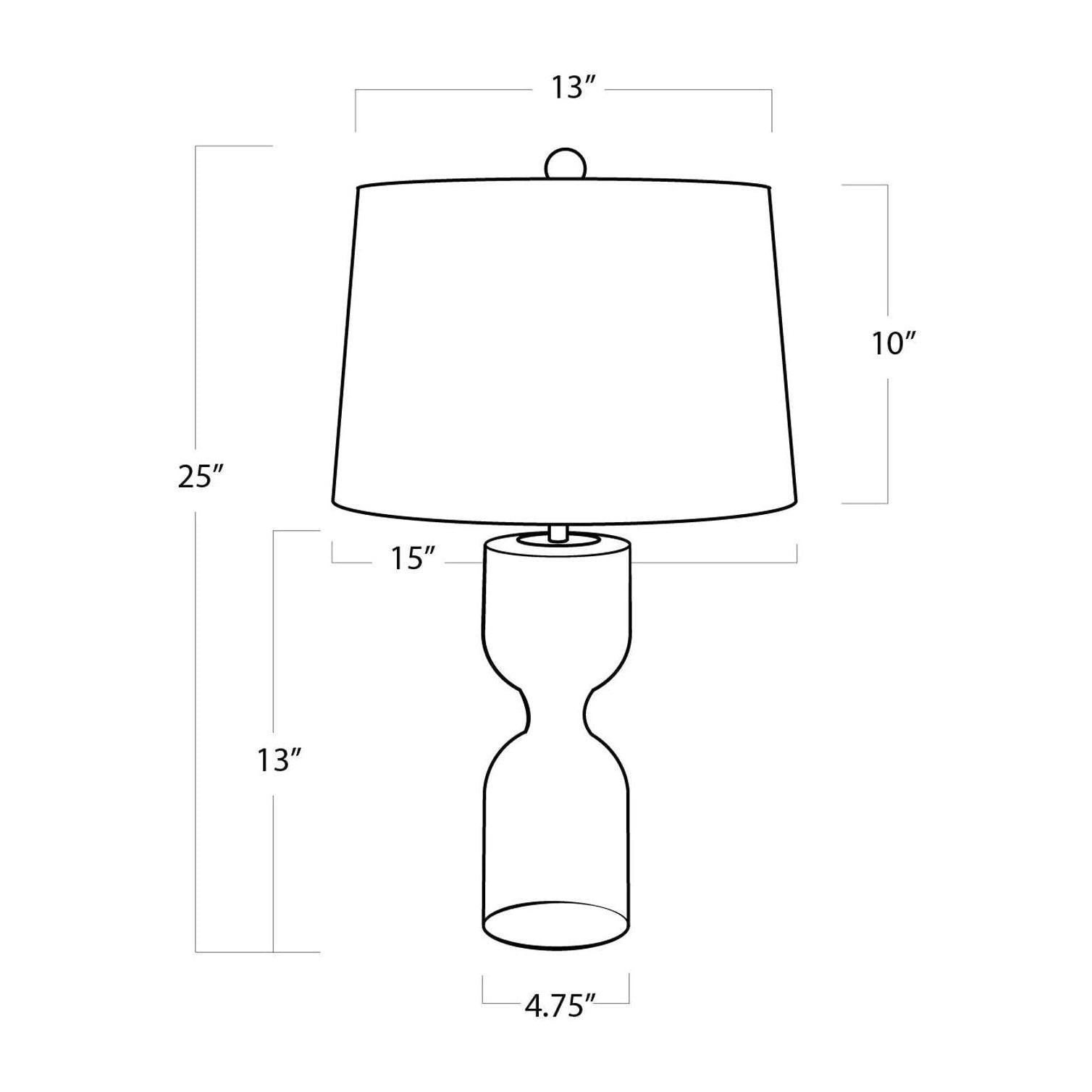 Regina Andrew Joan Crystal Large Table Lamp