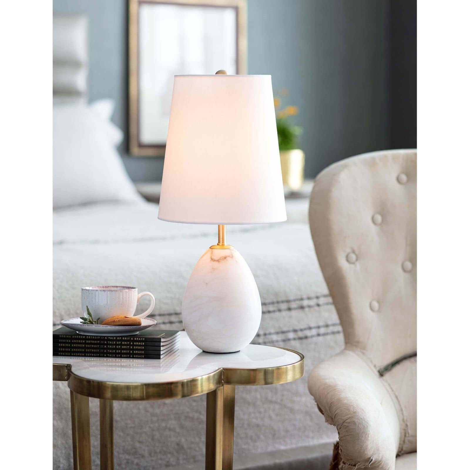 Regina Andrew  Jared Alabaster Mini Lamp