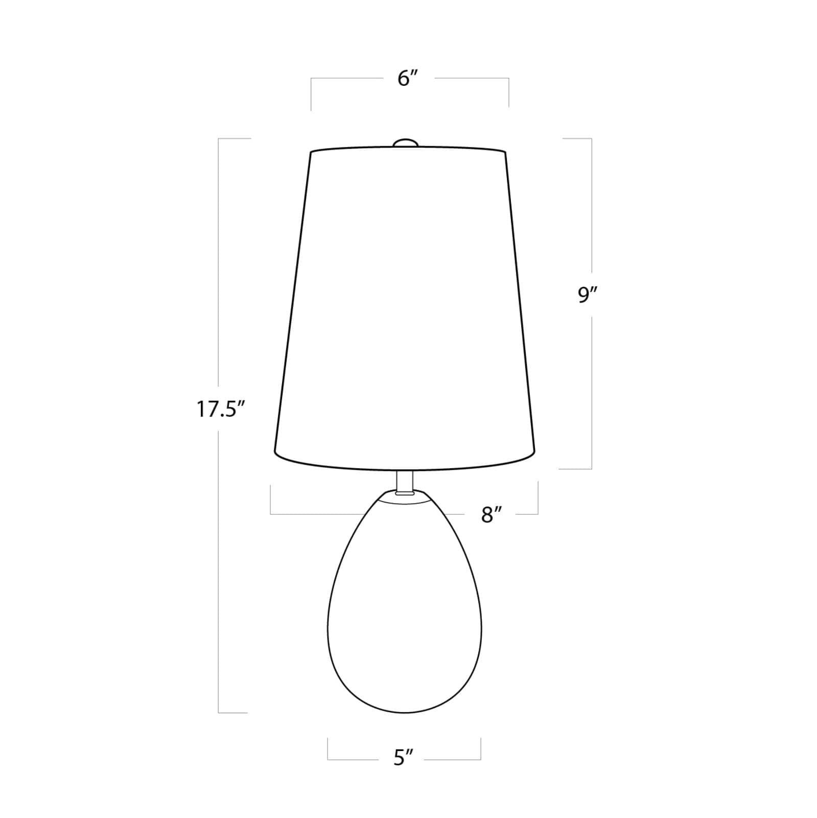 Regina Andrew  Jared Alabaster Mini Lamp
