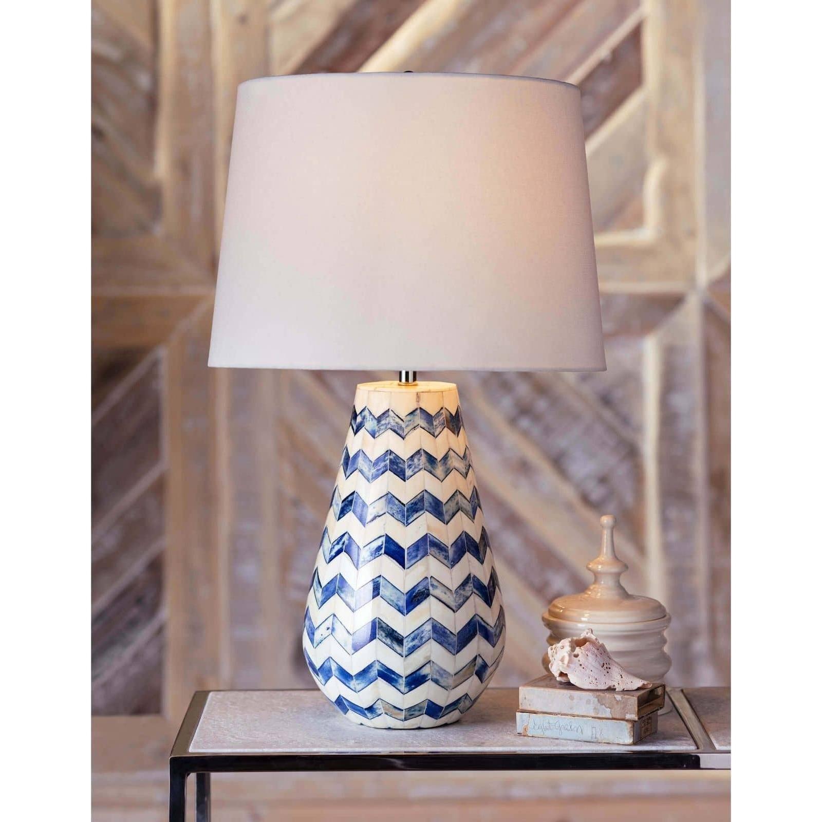 Regina Andrew Cassia Chevron Table Lamp