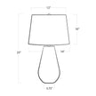 Regina Andrew Cassia Chevron Table Lamp