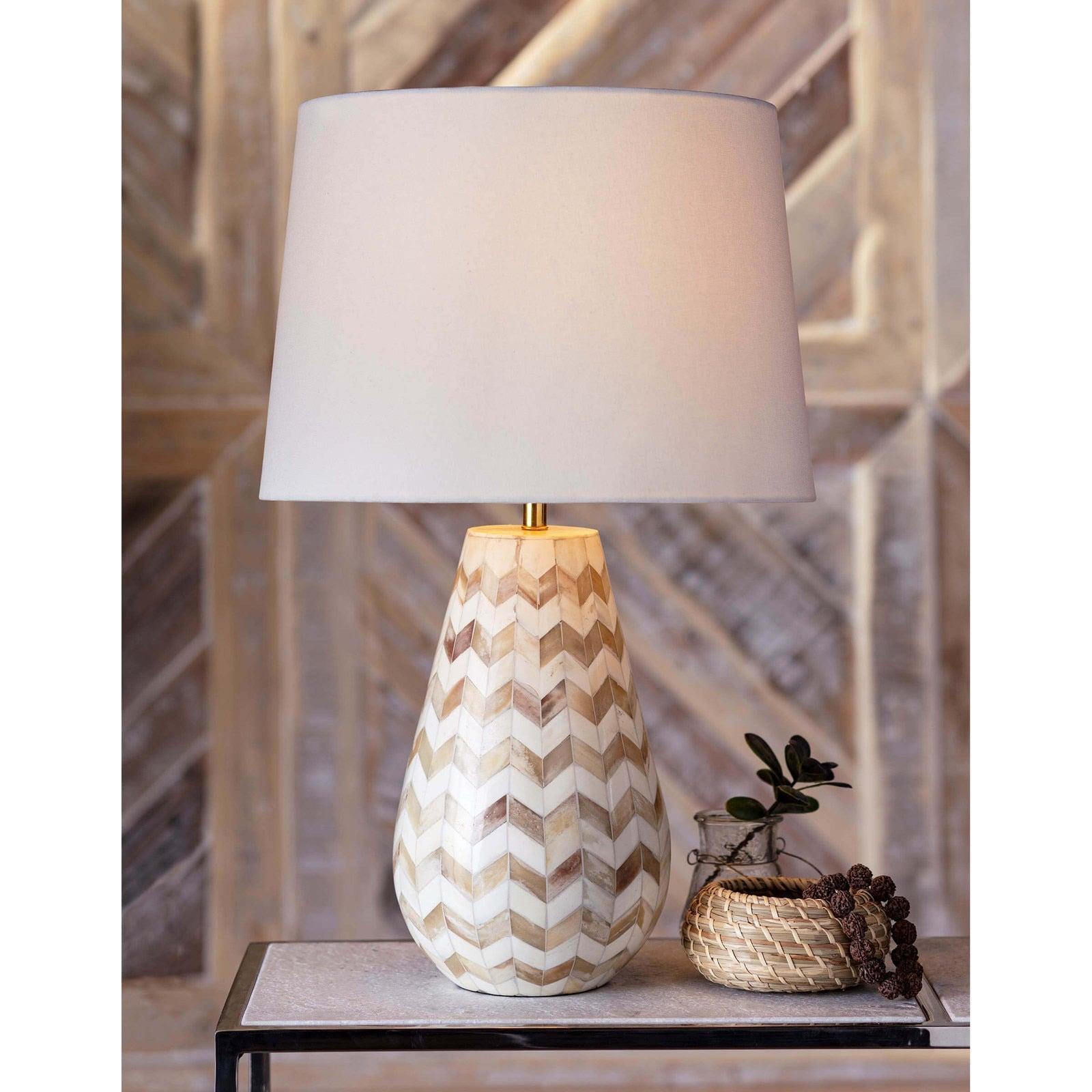 Regina Andrew Cassia Chevron Table Lamp