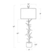 Regina Andrew Trillium Buffet Lamp