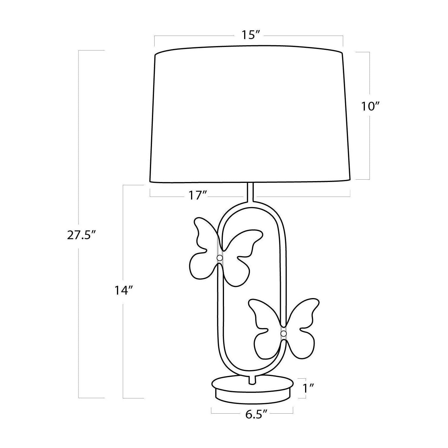 Regina Andrew  Monarch Oval Table Lamp