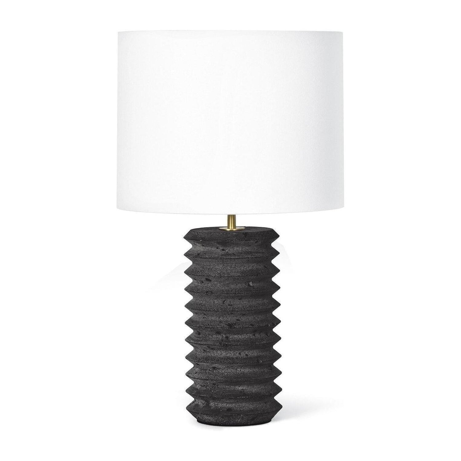 Regina Andrew Noir Column Travertine Lamp