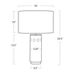 Regina Andrew Odin Marble Table Lamp