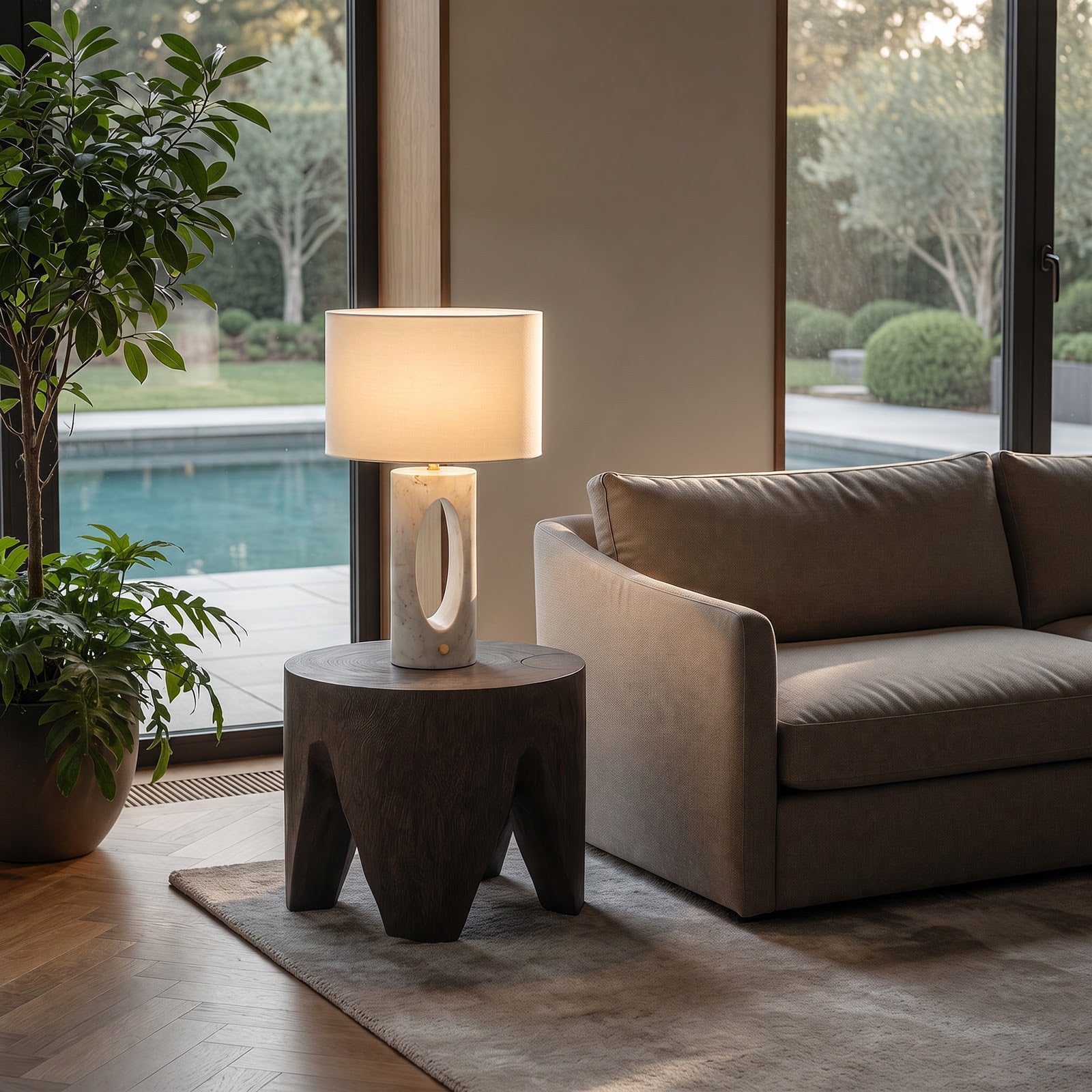 Regina Andrew Portia Marble Table Lamp