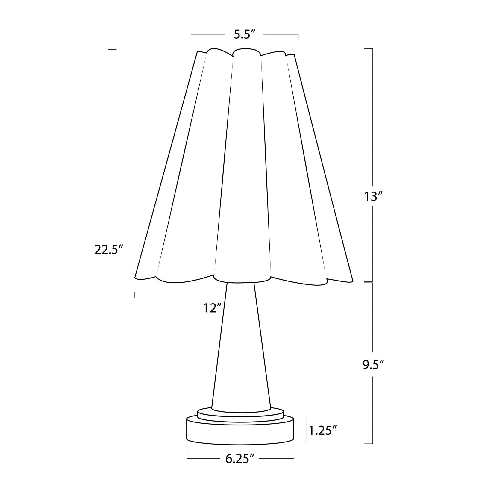 Regina Andrew  Segal Marble Mini Lamp