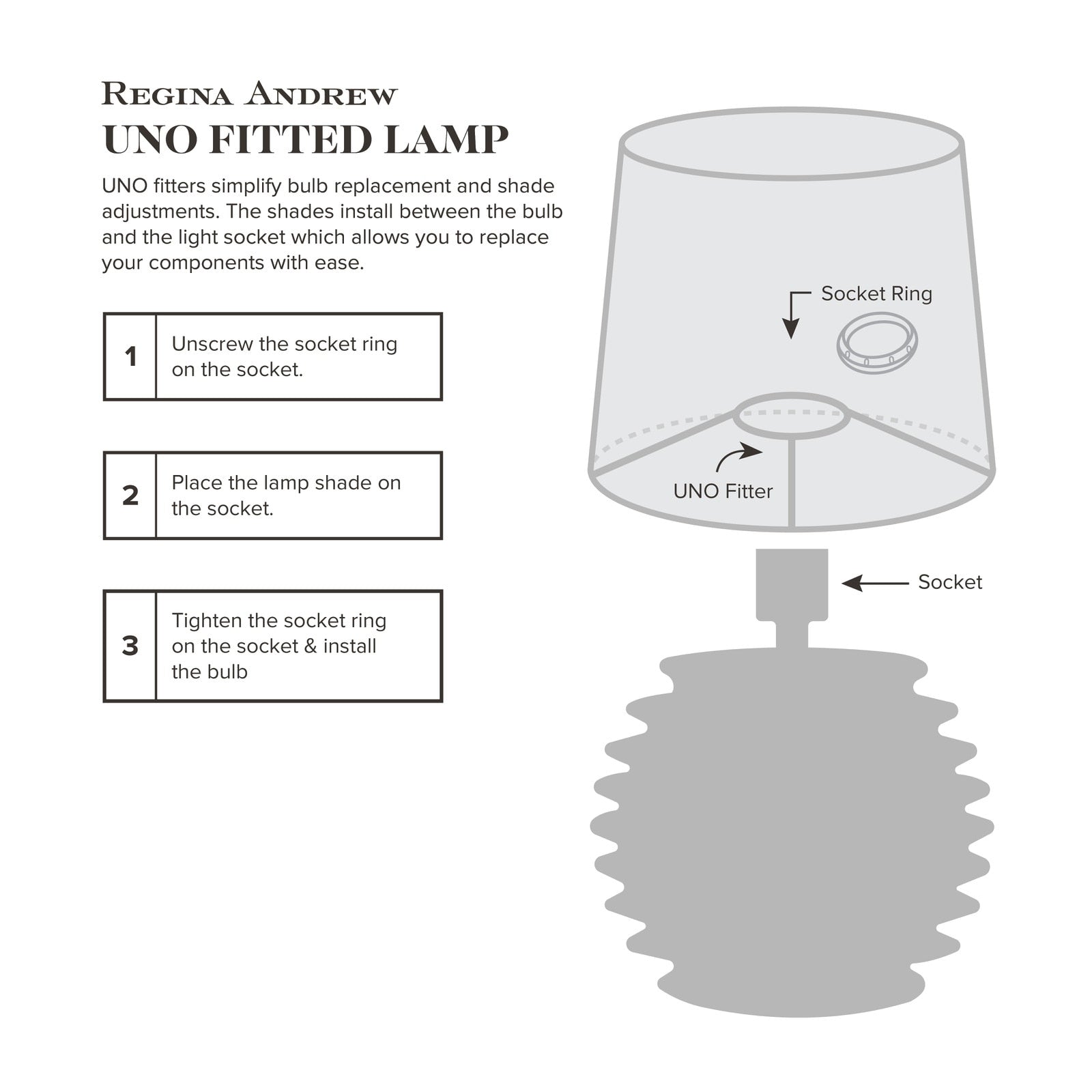 Regina Andrew  Segal Marble Mini Lamp