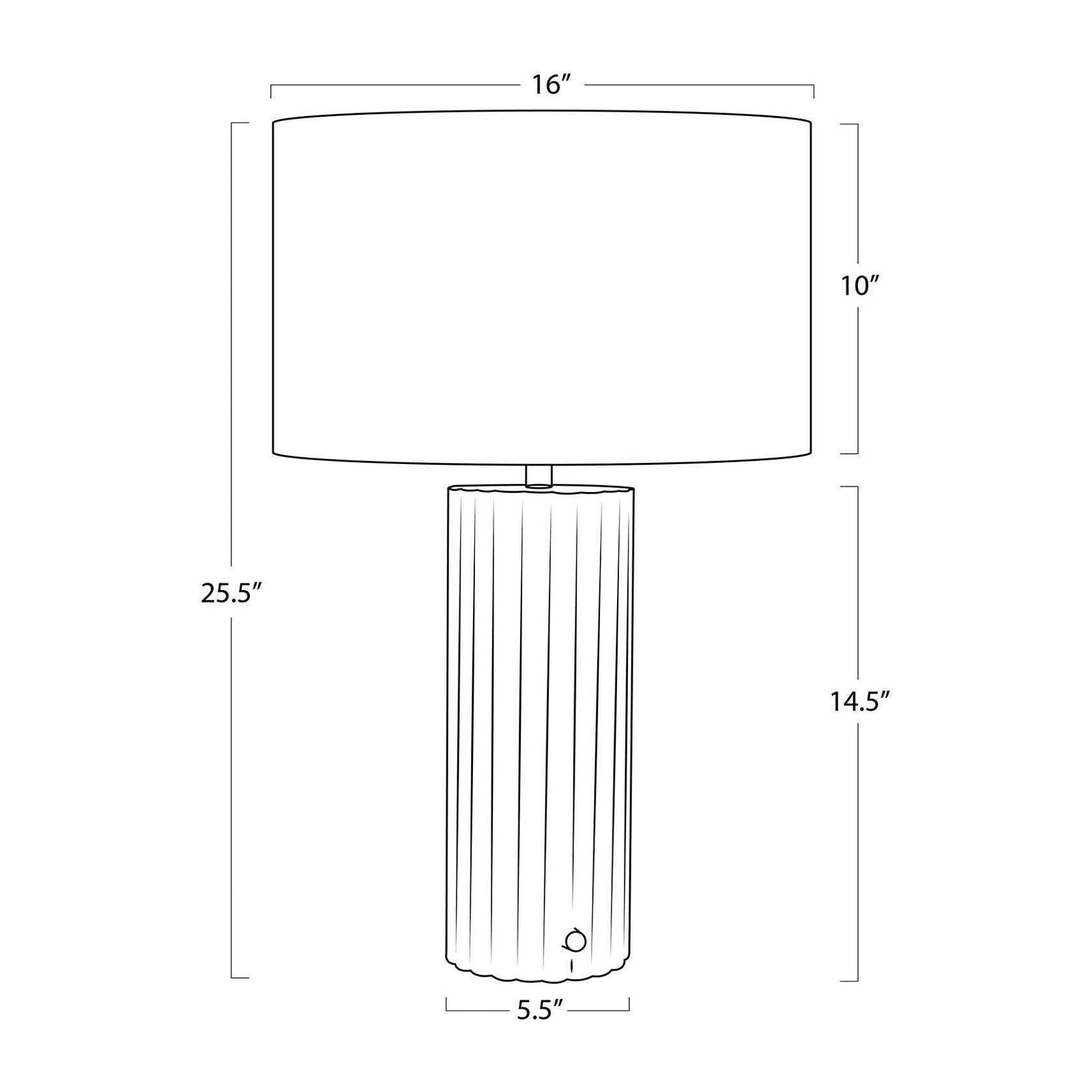 Regina Andrew Tambour Table Lamp