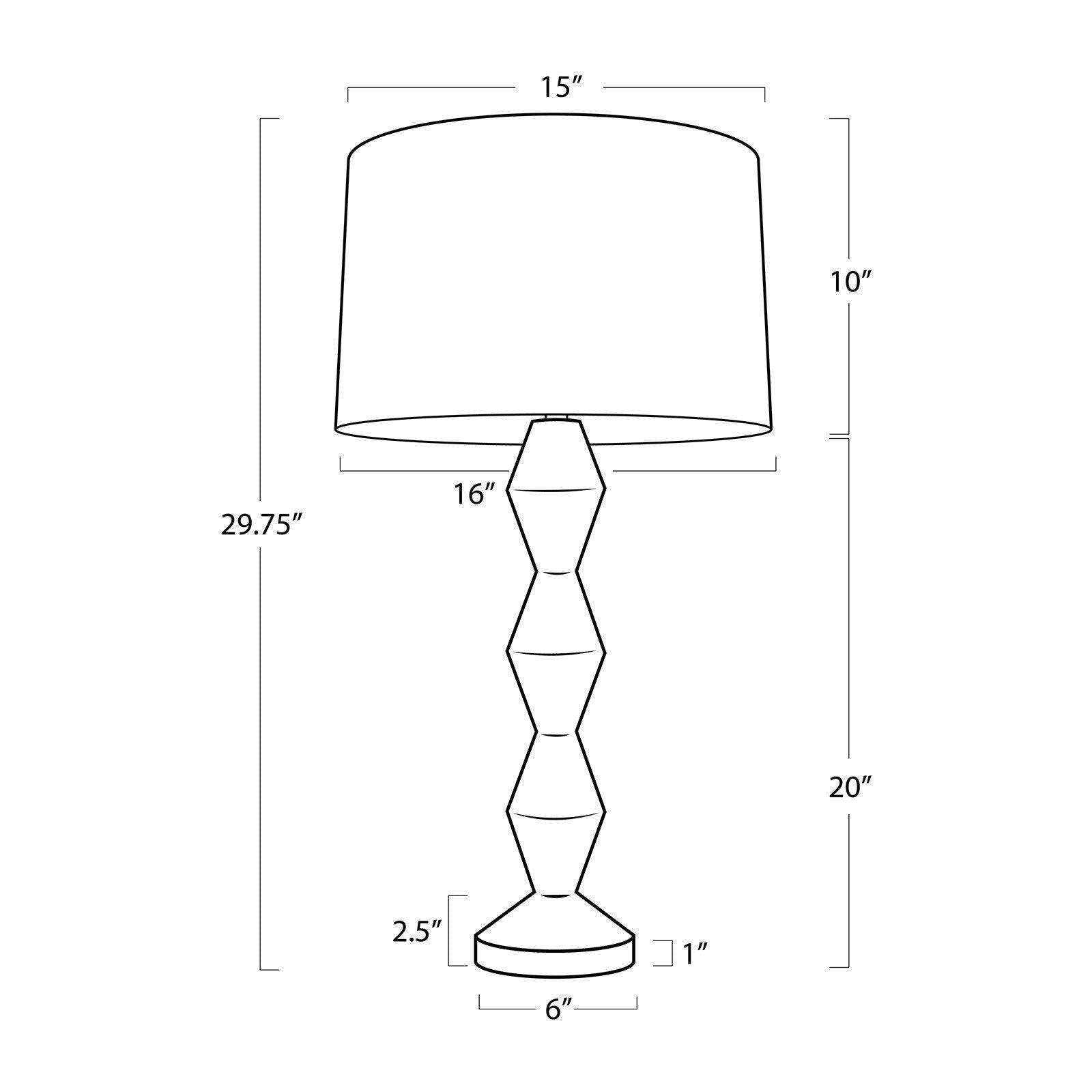 Regina Andrew Crew Walnut Buffet Lamp