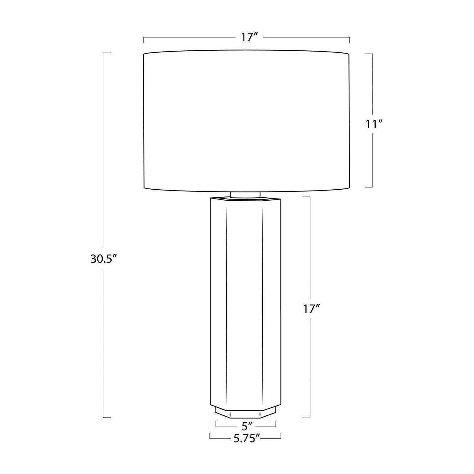 Regina Andrew Nico Marble Table Lamp