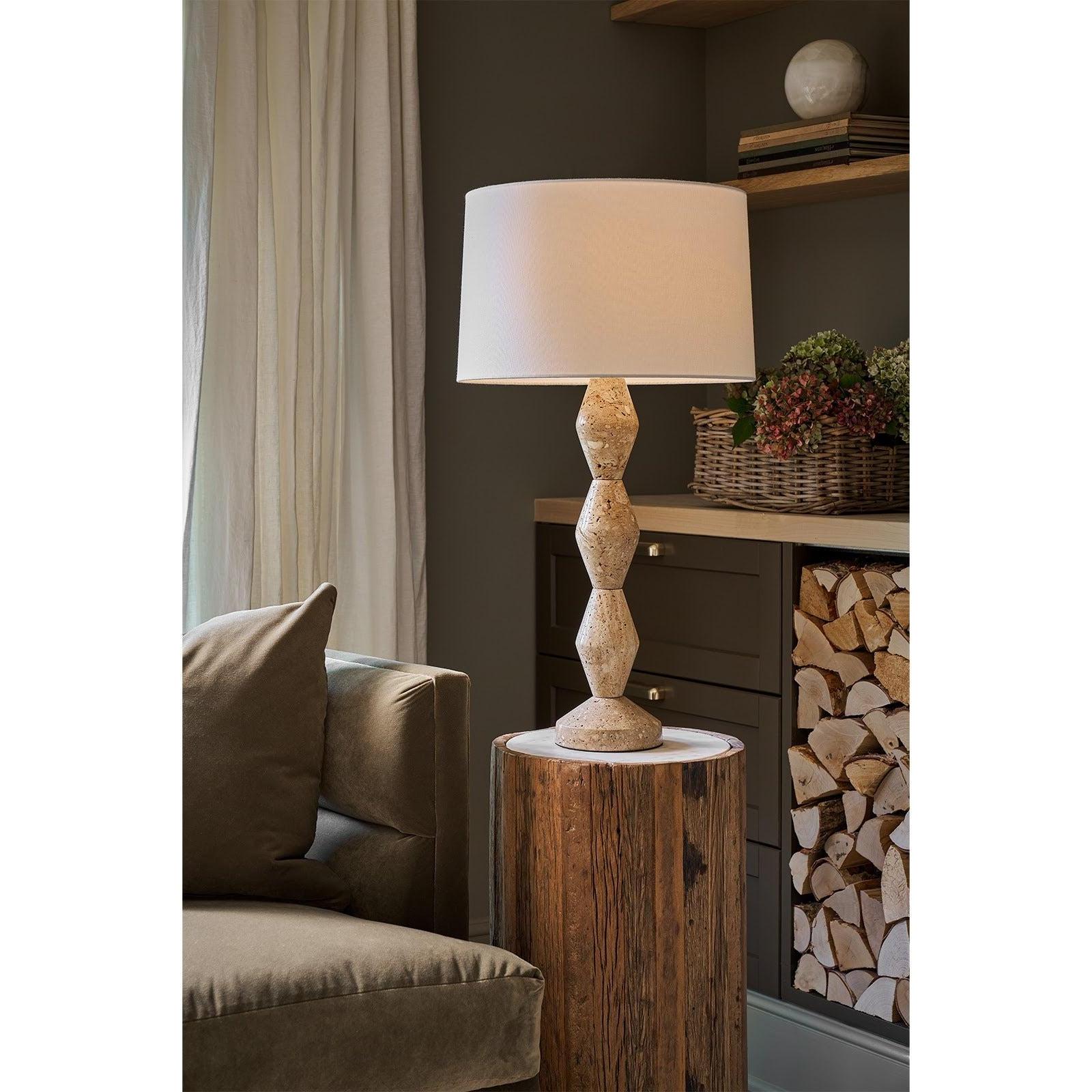 Regina Andrew Crew Travertine Buffet Lamp