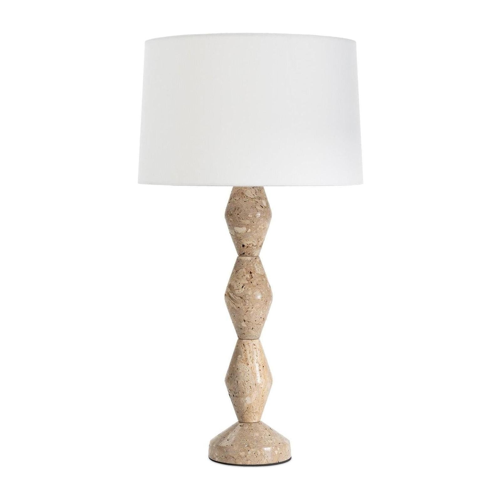 Regina Andrew Crew Travertine Buffet Lamp