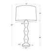 Regina Andrew Crew Travertine Buffet Lamp
