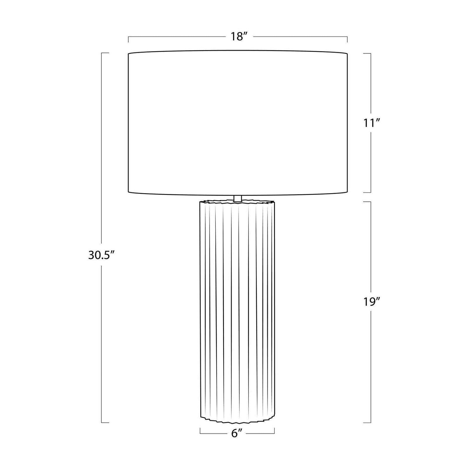 Regina Andrew Zara Metal Table Lamp