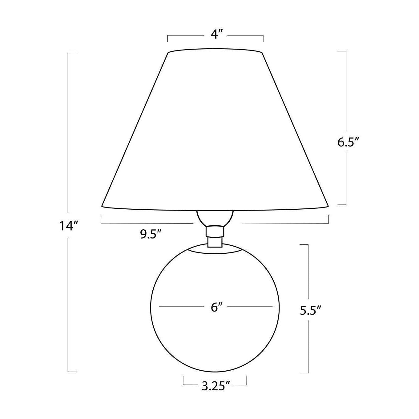 Giorgio Crystal Mini Lamp