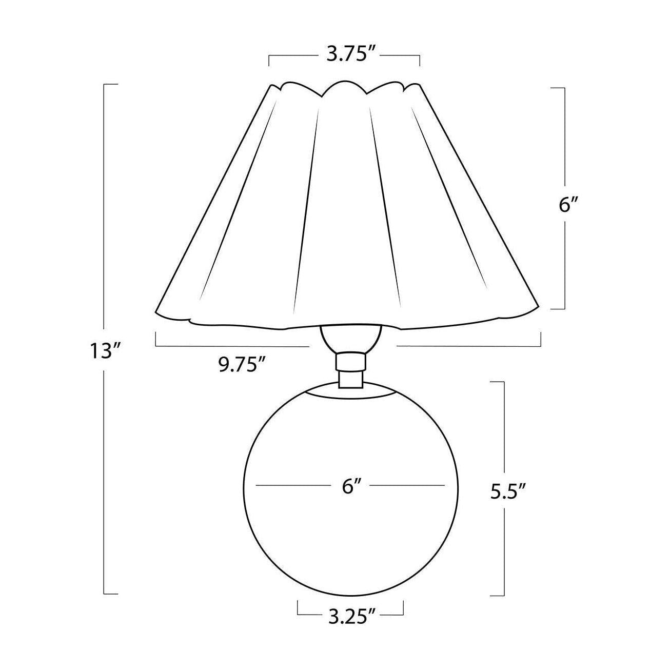 Giorgio Crystal Mini Lamp
