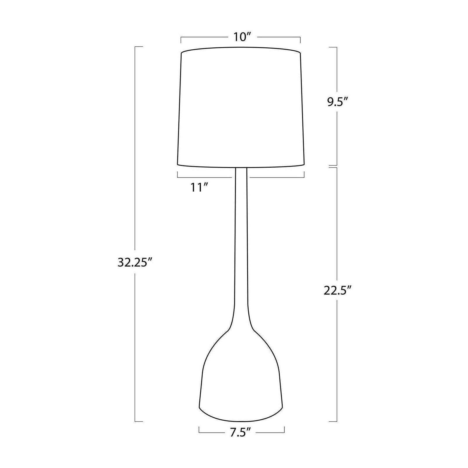 Regina Andrew Logan Buffet Lamp