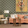 Woodbridge Furniture Powers Cane Arm Chair