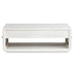 Salt Life Home Sunset Cove Moonlight Pearl Rectangular Cocktail Table with Casters