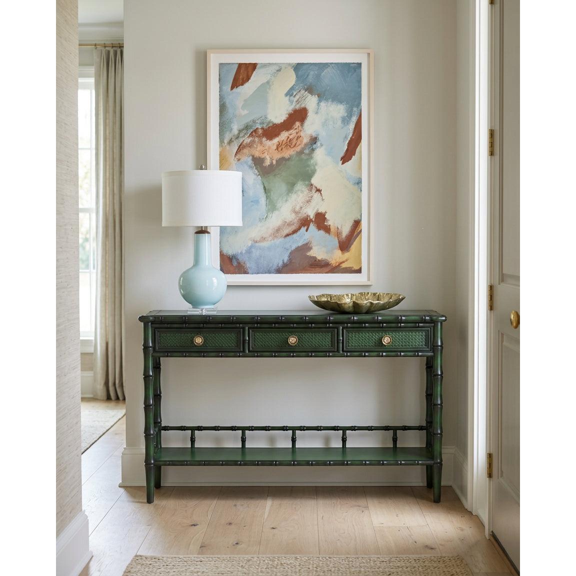 Wildwood Cayden Blue Glazed Lamp