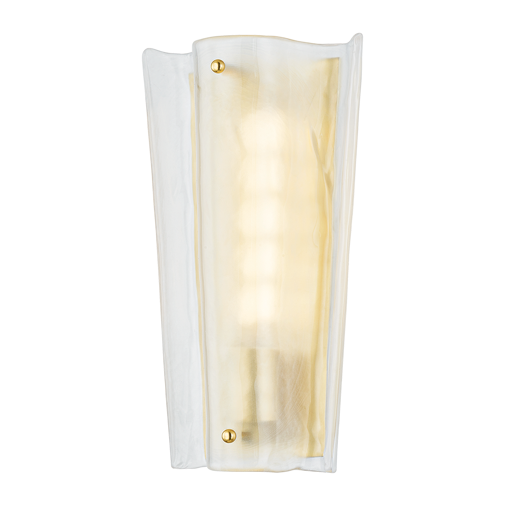 Hudson Valley Lighting Baxford 1 Light 8 inch Aged Brass Wall Sconce Wall Light
