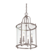 Hudson Valley Lighting Mansfield 4 Light 15 inch Antique Nickel Lantern Ceiling Light Clearance
