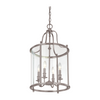 Hudson Valley Lighting Mansfield 4 Light 15 inch Antique Nickel Lantern Ceiling Light Clearance