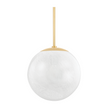 Hudson Valley Lighting Burlington 1 Light 16 inch Aged Brass Pendant Ceiling Light