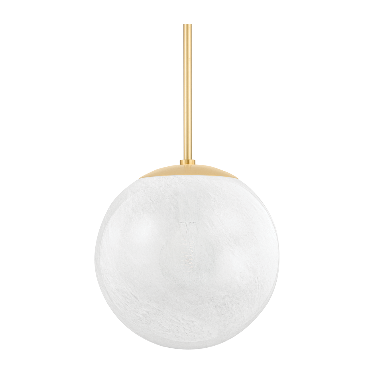 Hudson Valley Lighting Burlington 1 Light 16 inch Aged Brass Pendant Ceiling Light
