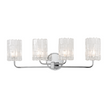 Hudson Valley Lighting Dexter 4 Light 25.25 inch Polished Chrome Bath and Vanity Wall Light Clearance