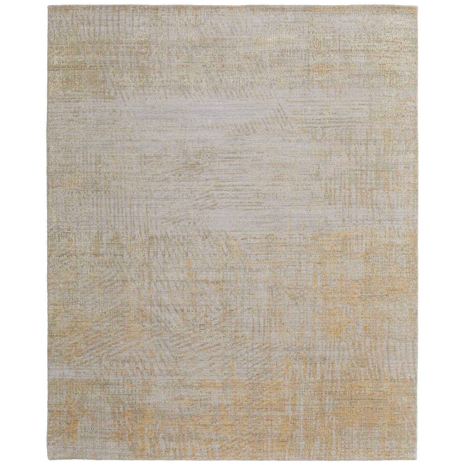 Feizy Eastfield 69FRF Modern Abstract in Yellow/Ivory/Gold