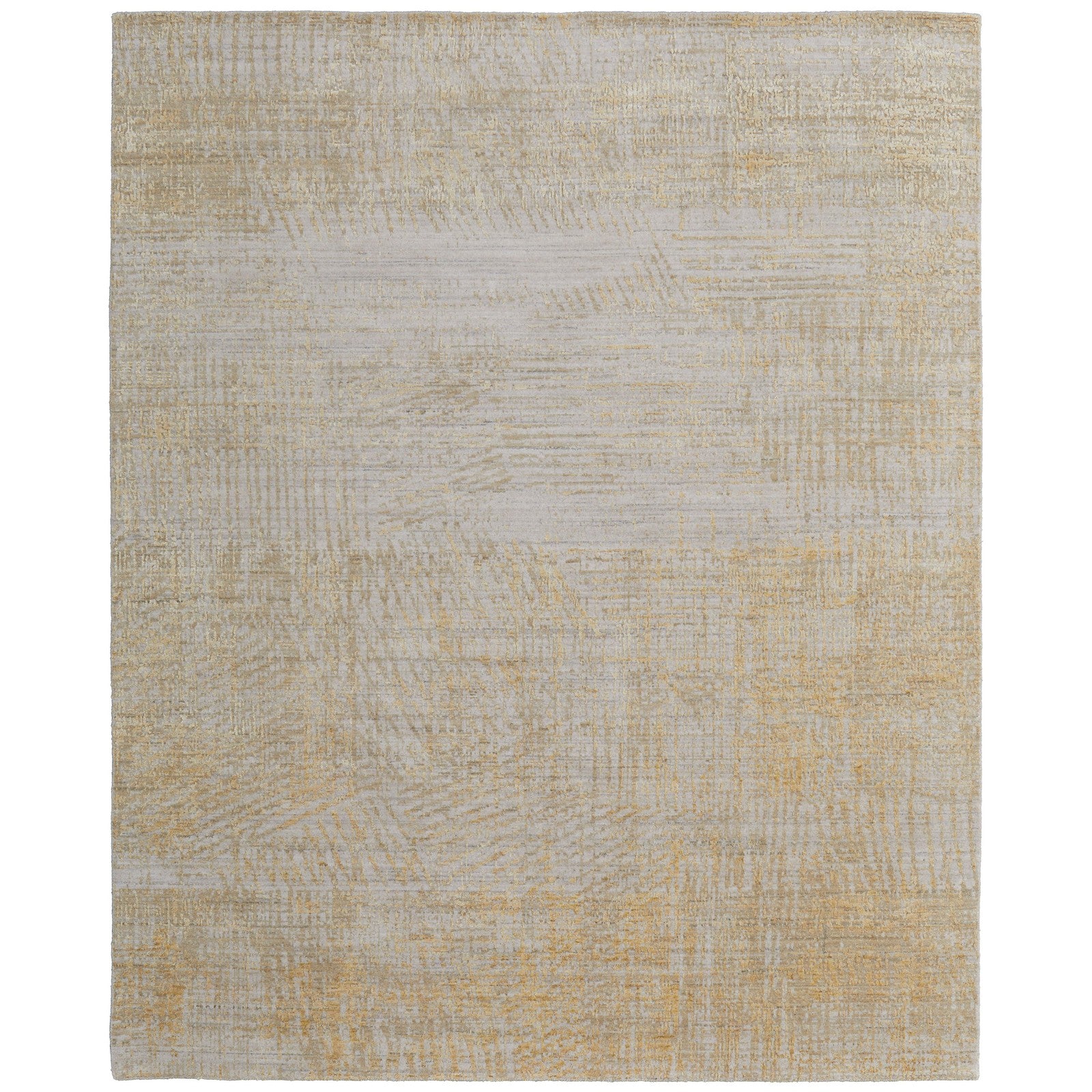 Feizy Eastfield 69FRF Modern Abstract in Yellow/Ivory/Gold