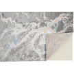 Feizy Azure 3539F Modern Abstract Rug in Silver/Gray/Ivory