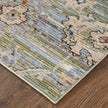 Feizy Melrose 39P3F Traditional Floral & Botanical Rug in Green/Ivory/Blue