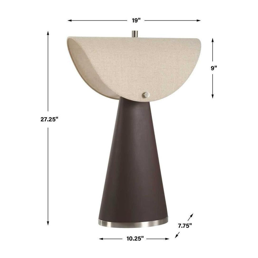 Uttermost Conover Brown Modern Table Lamp