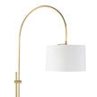 Arc Floor Lamp with Fabric Shade