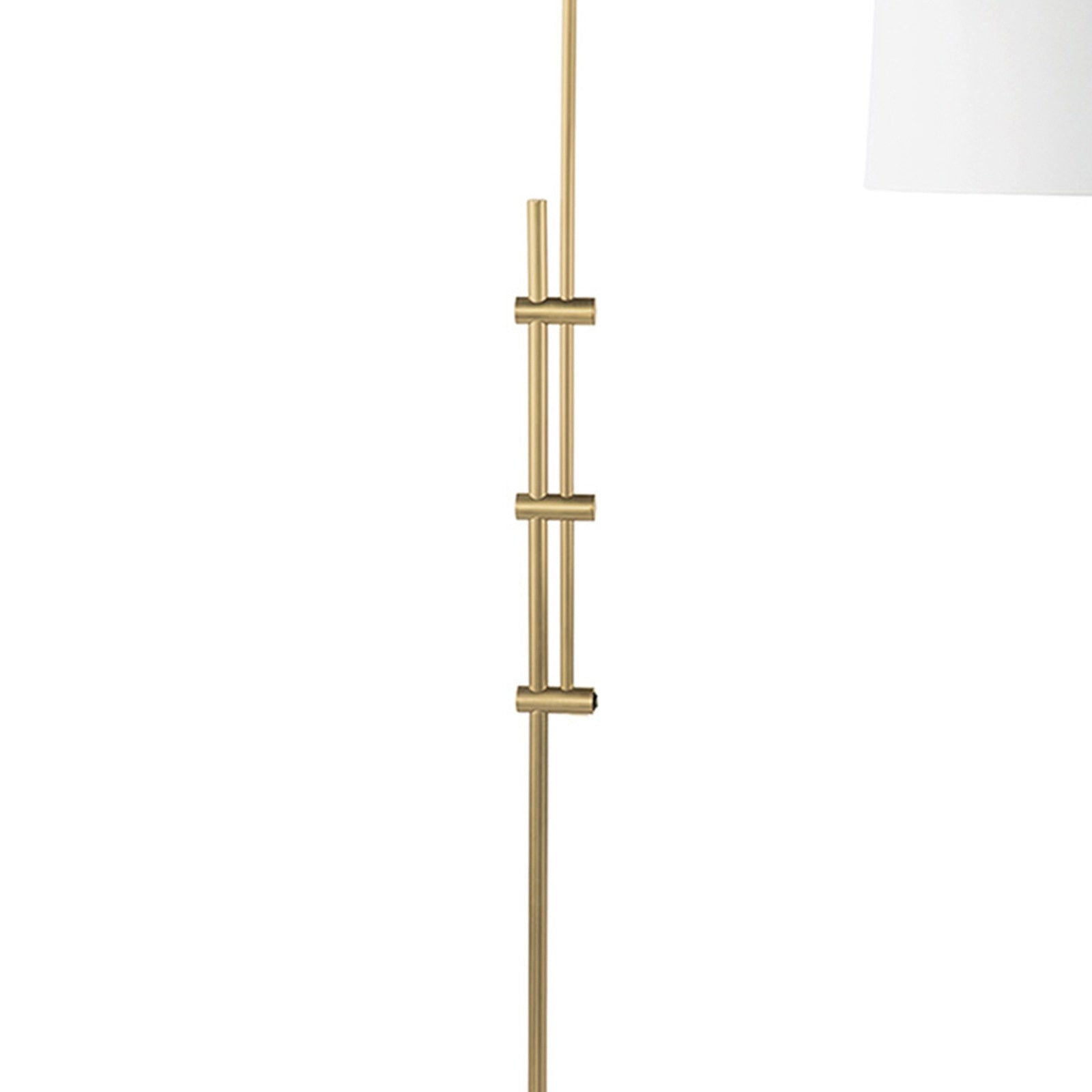 Arc Floor Lamp with Fabric Shade