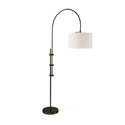 Regina Andrew  Arc Floor Lamp with Fabric Shade