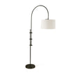 Arc Floor Lamp with Fabric Shade
